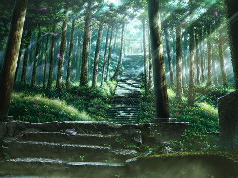 🔥 Download Anime Landscape Outdoor by @alexanders91 | Anime Forest ...