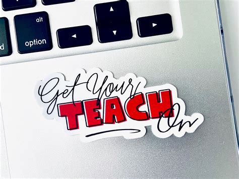 Waterproof Teacher Stickers For Laptop Cute Vinyl Computer | Etsy