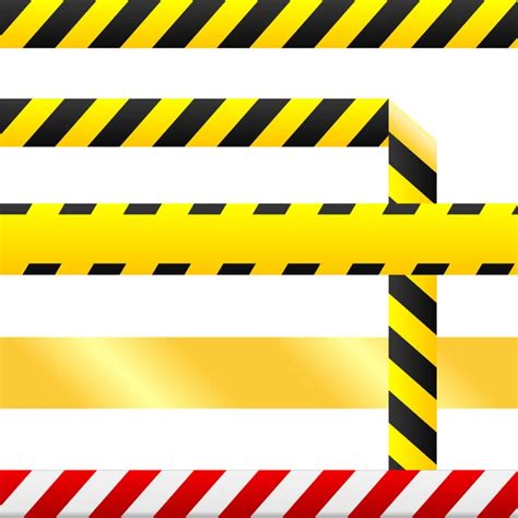 Blank caution tape vector — Stock Vector © lhfgraphics #14171716