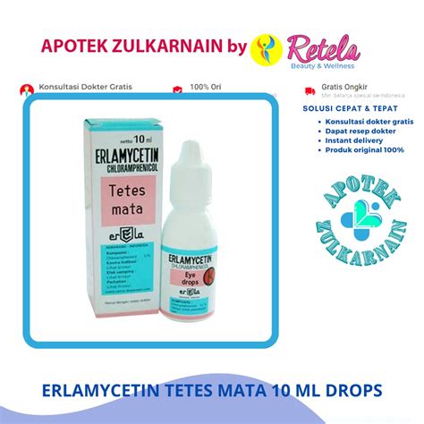 Jual Erlamycetin Eye Drops 10Ml | Shopee Indonesia