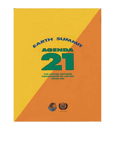 Earth Summit - Agenda 21 | PDF | Sustainability | Sustainable Development