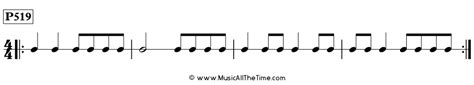 Eighth Note Rhythm Patterns - Time Lines Music Method