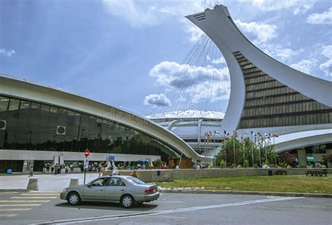 Olympic Stadium of Montreal, Canada Editorial Photo - Image of icon ...