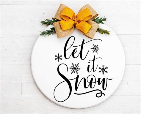 Let It Snow Svg. Christmas Svg. Winter Svg, Cricut, Silhouette , Digital Download , Christmas ...