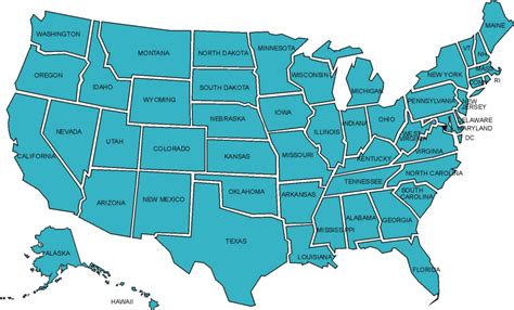 Map Of Usa States Only ~ BOTE1UM