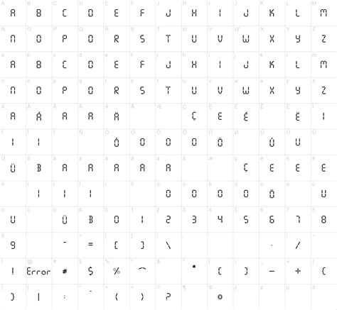 7 segment font - cinehor