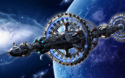 120+ Sci Fi Space Station HD Wallpapers and Backgrounds