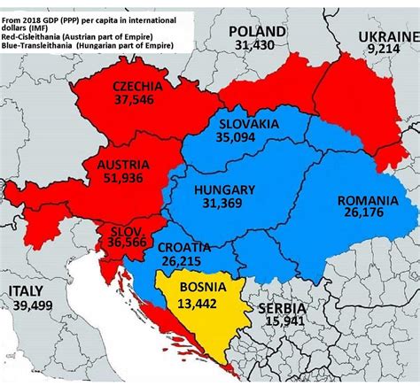 Map showing GDP (PPP) per capita of countries... - Maps on the Web