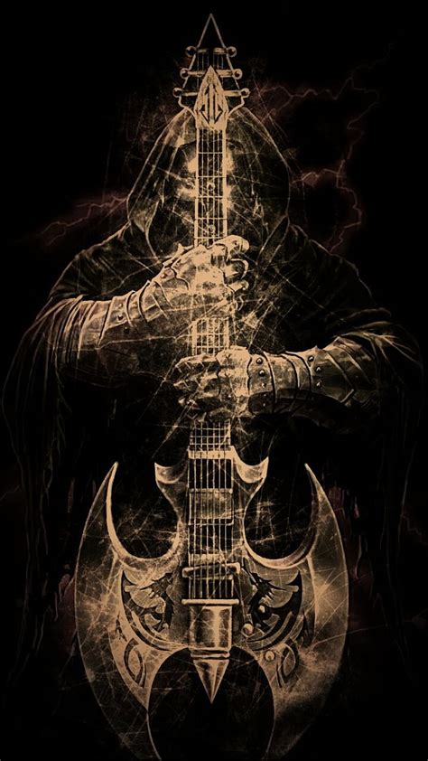 Heavy Metal Guitar Wallpaper