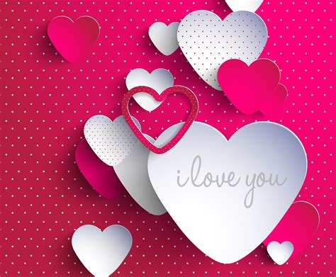 Valentines Day HD, Love, Pink, Heart, HD Wallpaper | Rare Gallery