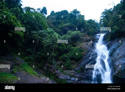 Siruvani waterfalls Coimbatore Western Ghats Stock Photo - Alamy