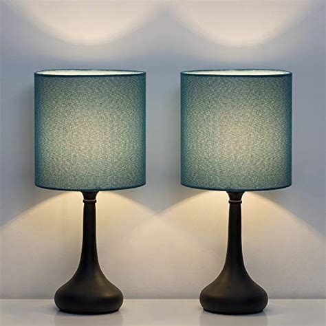 HAITRAL Bedside Table Lamps - Nightstand Lamps Set of 2, Modern Desk ...