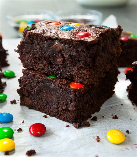 M&M Fudge Brownies - Brownie Bites Blog