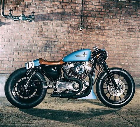 @caferacergram by CAFE RACER #caferacergram # Another look at 'Blue', the… Moto Cafe, Cafe Bike ...