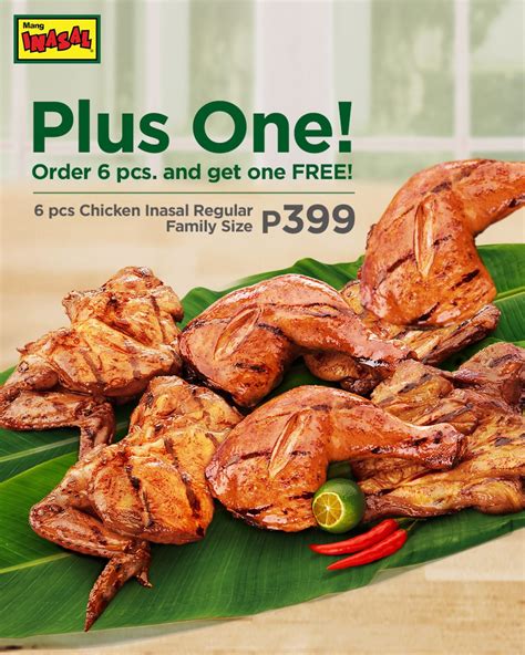 Mang Inasal PLUS ONE Chicken Promo – October 1 to 15, 2020 ONLY – PROUD KURIPOT