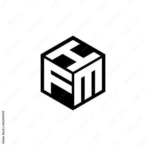 FMI letter logo design with white background in illustrator, cube logo, vector logo, modern ...