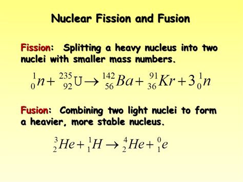 Nuclear Fusion Equation - Tessshebaylo