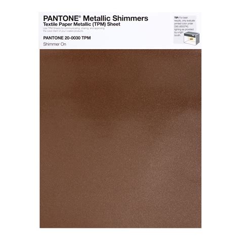 BUY Pantone Metallic Shimmer 20-0030 Shimmer On