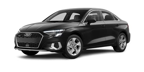 2023 Audi A3 Sedan in Mythos Black Metallic from $0 monthly