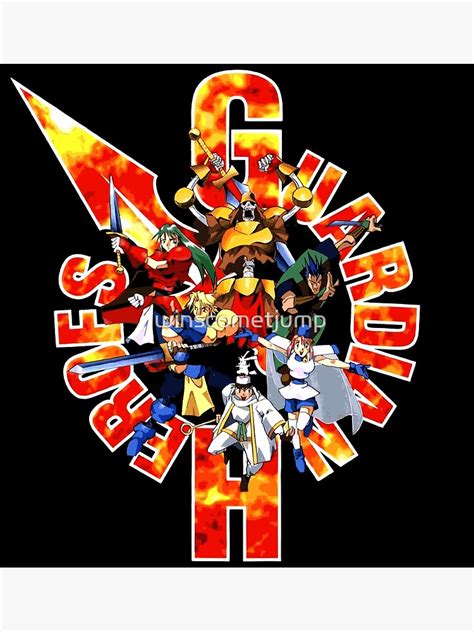 "Guardian Heroes (Japanese Art)" Poster for Sale by winscometjump | Redbubble