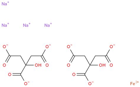 Sodium ferrous citrate 43160-25-4 wiki