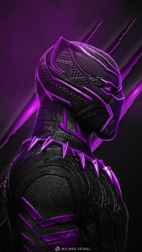 Black Panther Purple Wallpapers - Wallpaper Cave