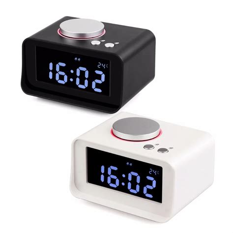 Tabletop Digital Dual Clock Radio FM Thermometer Snooze Alarm Clock Radio With LCD Display Phone ...