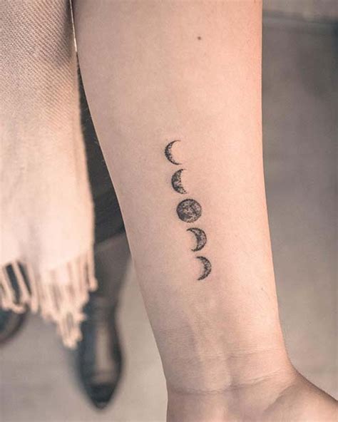 41 Moon Phases Tattoo Ideas to Inspire You | Page 2 of 4 | StayGlam | Moon phases tattoo ...