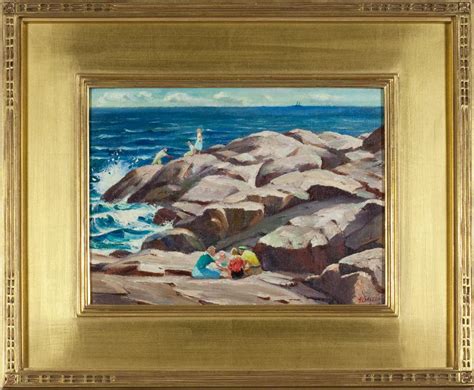 Henry Martin Gasser - On the Seashore For Sale at 1stDibs | alicia ...