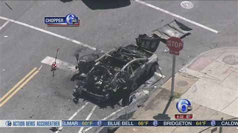 Propane tank explodes inside car in Port Richmond - 6abc Philadelphia