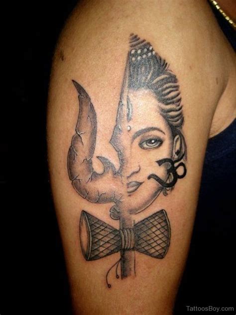 Shiva Tattoo On Shoulder - Tattoos Designs