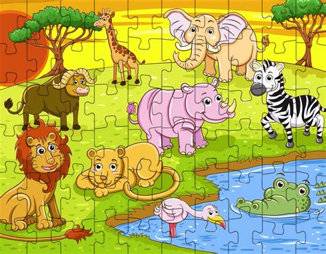 Animals Jigsaw Puzzle ~ Kids Puzzles | 12 to 1000 Pieces | Made in Oz