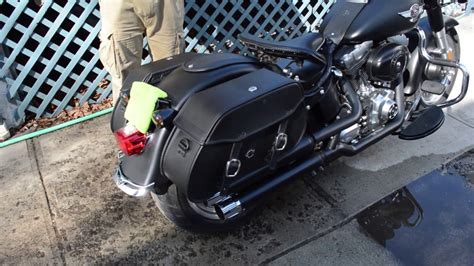 Harley Davidson Softail Fat Boy FLFBS Motorcycle Saddlebags | atelier ...