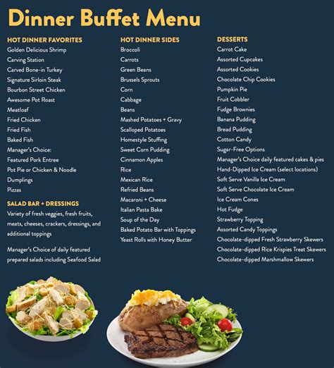 Golden Corral Menu With Prices (Updated: May 2024)