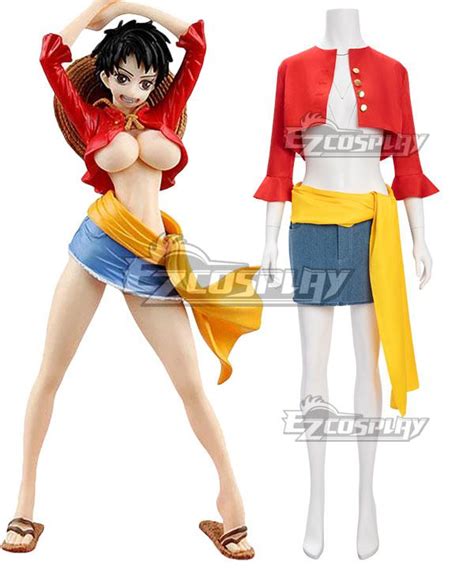 One Piece Monkey D. Luffy Female Cosplay Costume