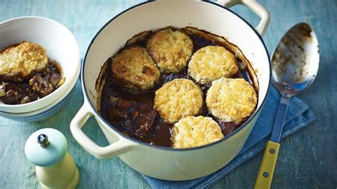 Beef cobbler with cheddar and rosemary scones recipe - BBC Food