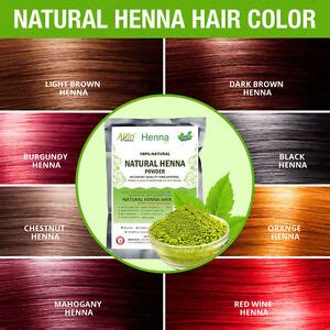 Henna Hair Color – 100% Organic and Chemical Free Henna for Hair Color ...