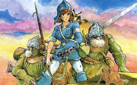 Wallpaper : illustration, anime, Studio Ghibli, Nausicaa of the Valley of the Wind, Person ...