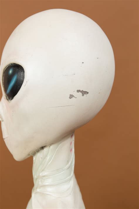 Vintage Alien Statue - 38 Large Life size Extraterrestrial Reptilian ...