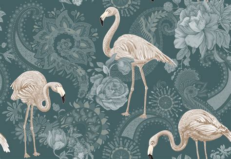 Flamingo Design Wallpaper – Myindianthings