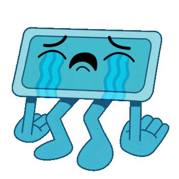 Sad Cry Sticker