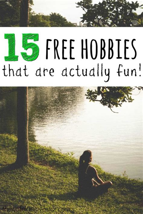 15 Free Hobbies That Require No Money But Are Fun!