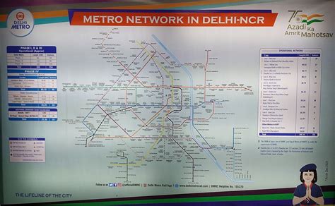 Delhi Metro Map 2022 - Delhi Capital