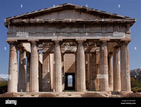 The Temple of Hephaestus Stock Photo - Alamy