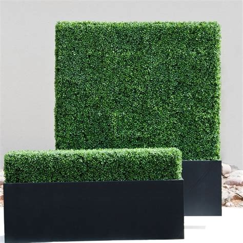 Faux boxwood hedges from Hooks and Lattice | 19 Privacy Plants For ...