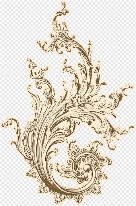 Filigree Sleeve tattoo Engraving, gray frame, flower, tattoo, scroll png | PNGWing