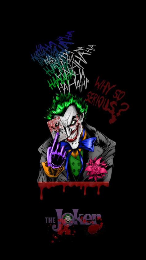 Download Joker Laughing Maniacally in the Dark Wallpaper | Wallpapers.com