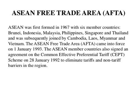 Asean Free Trade Area Benefits – UnBrick.ID