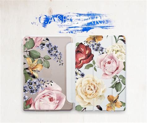 Floral iPad 12.9 2018 Case iPad Air 3 2019 Flower iPad 11 - Etsy