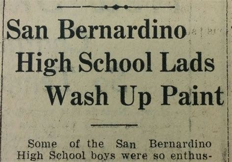 100 years ago in Redlands: Why did San Bernardino boys ‘paint up’ the Redlands High School ...